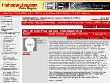 Mr E Mixtape Review at HipHopStyles